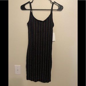 Forever 21 Multi color sparkly spaghetti strap dress